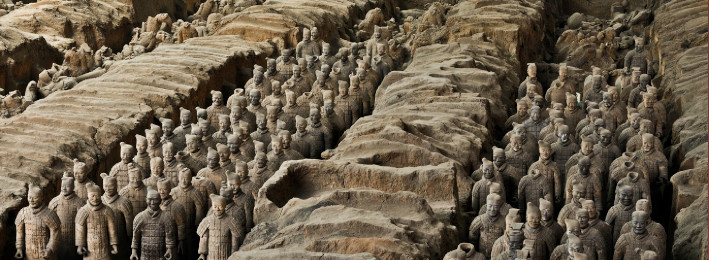 Le tombeau de l'empereur Qin 8000 Statues de soldats