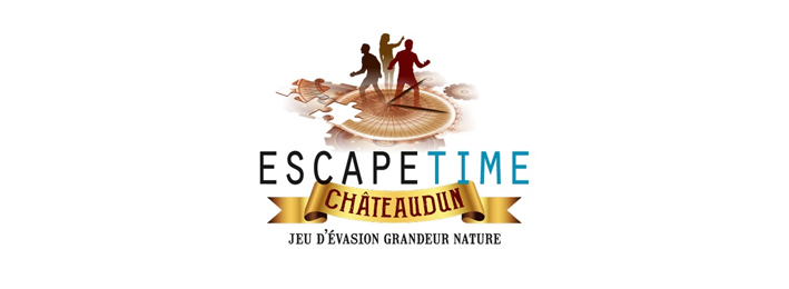 Logo licence [Escape Time], enseigne escape game à Châteaudun.