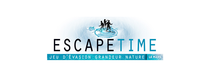 Logo licence [Escape Time], enseigne escape game à Mulsanne.