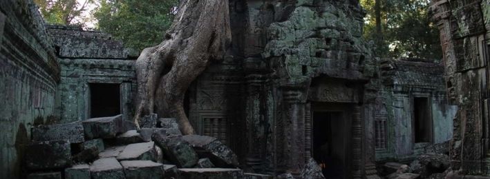 vue d'un temple cambodgien