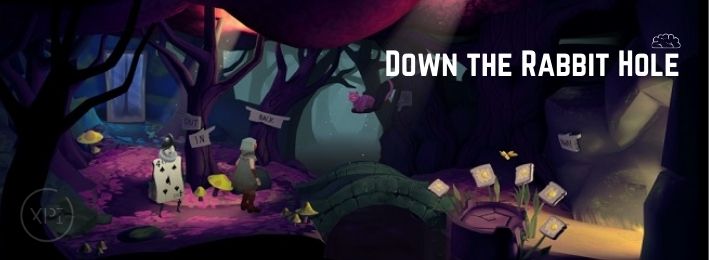 capture d'écran du jeu Down the rabbit hole VR
