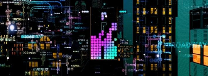 tableau new york du jeu Tetris EFFECT VR