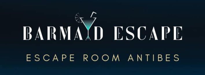logo de l'enseigne d'escape game barmaid escape à antibes