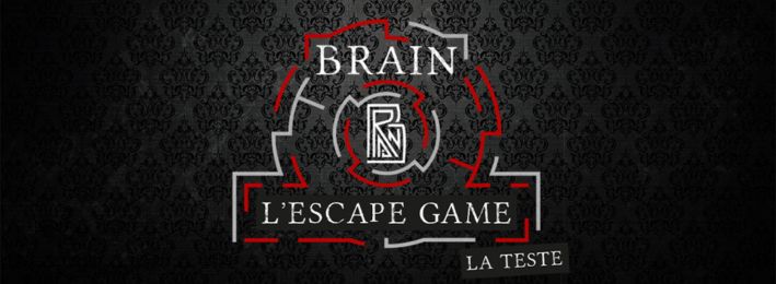 logo de brain, enseigne d'escape game à la teste de buch